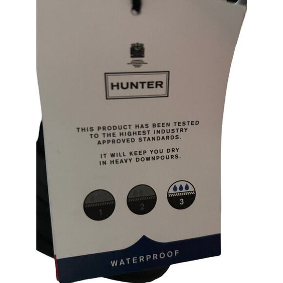 Hunter Womens Boots Short Buckle Snow Buckle Ankle Synthetic Black White Sz 8 - Picture 9 of 11